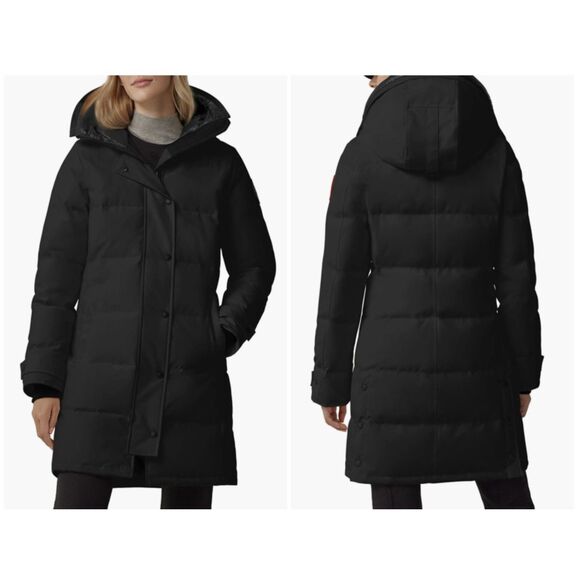 Canada Goose Women's Black Shelburne Water Resistant 625 Fill Down Parka Size XL